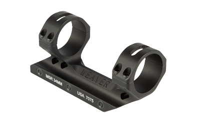 Weaver 34mm Fixed MSR Mount – Matte Hardcoat