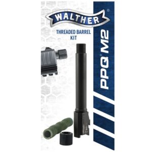 WaltherPPQThreadedBBLKit9mm Walther PPQ 9mm 4.6in Threaded Barrel Kit 1/2×28