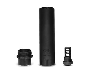 YHM Turbo T3 5.56mm Suppressor w/ 1/2-28 QD Muzzle Brake