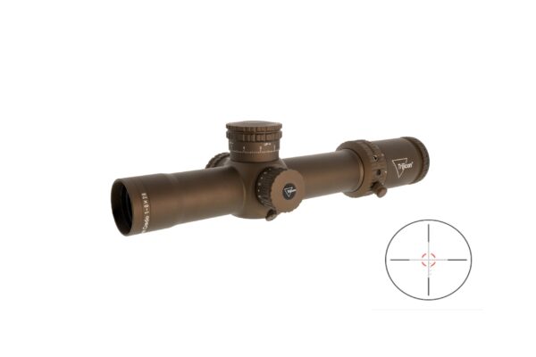 Trijicon Credo 1-8×28 FFP MRAD Riflescope, Coyote Brown