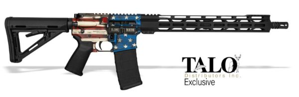 db1780k2412ab2 Diamondback DB15 5.56 NATO 16″ 15″ M-LOK American Flag