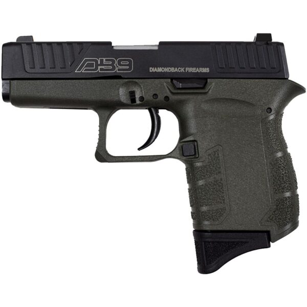 Diamondback DB9 Gen IV 9mm 3.1in OD Green 6+1