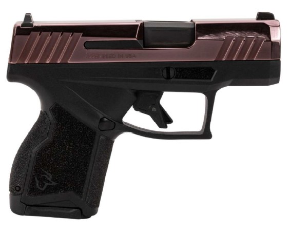 gx4rosegold3b4f Taurus GX4 9mm 3.06 in 10+1 Rose Gold/Black (2×10)