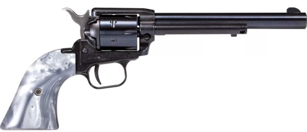 herr22b6gprl95cf Heritage Rough Rider .22 LR Revolver, 6-Round, Gray Pearl