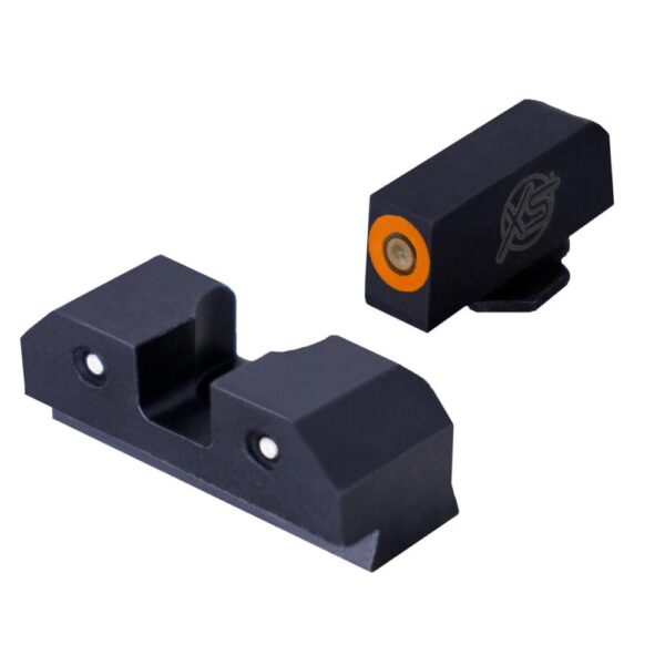 https3A2F2Fmedia.chattanoogashooting.com2Fimages2Fproduct2FAQGLR014P6NBULK2FAQGLR014P6NBULK-1 XS Sights R3D Night Sights Set for Glock 42/43/43x/48 Orange Bulk 20/ct
