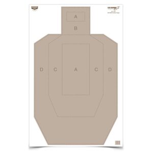 Birchwood Casey EZE-Scorer Paper Practice Targets 23″ x 35″ IPSC 100/ct