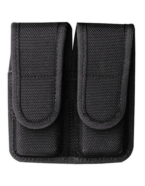 https3A2F2Fmedia.chattanoogashooting.com2Fimages2Fproduct2FBI184732FBI18473 Bianchi Model 7302H AccuMold Double Magazine Pouch for Glock 20 21 Hidden Snap Black