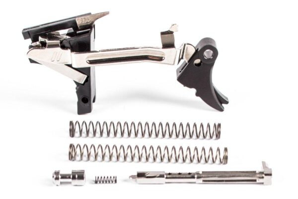 https3A2F2Fmedia.chattanoogashooting.com2Fimages2Fproduct2FBJFULADJULT9BB2FBJFULADJULT9BB ZEV Technologies Fulcrum Adjustable Trigger Ultimate Kit for 1st-3rd Gen 9mm Glocks – Black/Black