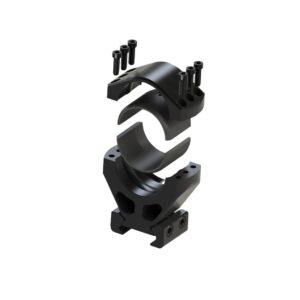 Burris Steel XTR Signature Scope Ring Set with Pos-Align Offset Inserts 1″ 1.25″ Height – Matte