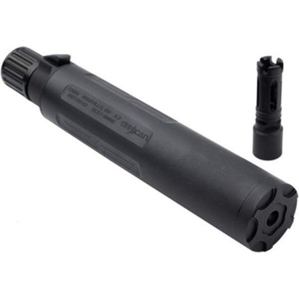 https3A2F2Fmedia.chattanoogashooting.com2Fimages2Fproduct2FCA57CA4AD2FCA57CA4AD-1_1 CMMG Defcan 57 Direct Thread Suppressor 5.7x28mm/4.6x30mm 1/2×28 Black