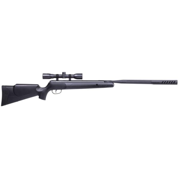 https3A2F2Fmedia.chattanoogashooting.com2Fimages2Fproduct2FCKBP2SXS2FCKBP2SXS Crosman Benjamin Prowler NP Black .22 Cal Air Rifle Nitro Piston with 4×32 Scope
