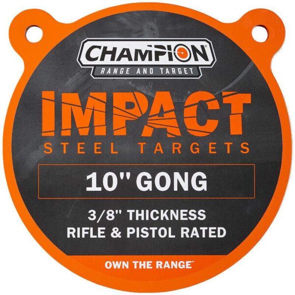 Champion Impact Steel Gong Target 10″ Round
