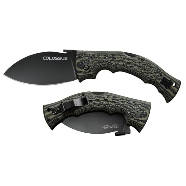 https3A2F2Fmedia.chattanoogashooting.com2Fimages2Fproduct2FCOCS28DWB2FCOCS28DWB-1 Cold Steel Colossus Folding Knife 4″ Leaf Blade Black