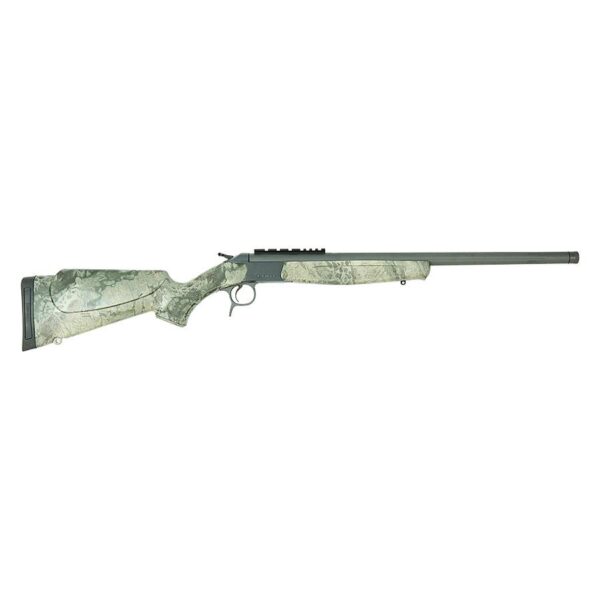 CVA Scout V2 TD Rifle .44 Rem Mag Single Shot 22″ Threaded Gray Barrel Realtrees Rockslide Stock