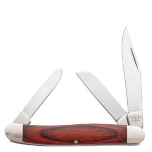 Bear & Son Midsize Stockman Folding Knife 2-3/8″ Clip Point Blade Rosewood