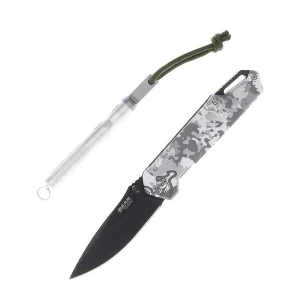 https3A2F2Fmedia.chattanoogashooting.com2Fimages2Fproduct2FCW718352FCW71835-1 Bear & Son Edge Folding Knife 3″ Drop Point Blade Truetimber White Viper