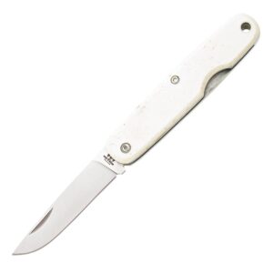 Bear & Son Cocobolo Slip Joint Execute Folding Knife 2-1/4″ Drop Point Blade White Smooth Bone