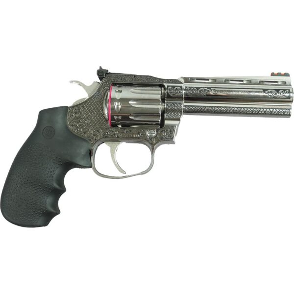 https3A2F2Fmedia.chattanoogashooting.com2Fimages2Fproduct2FCXKCOBRA22SP4RFOFG2FCXKCOBRA22SP4RFOFG-1 Colt Custom King Cobra Target 22 Handgun .22 LR 10rd Capacity 4.25″ Barrel Filigree Frame and Barrel