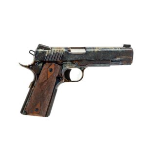 Standard Mfg 1911 Handgun 45 ACP 8rd Magazine 5″ Barrel Case Colored with Factory #1 Engraving
