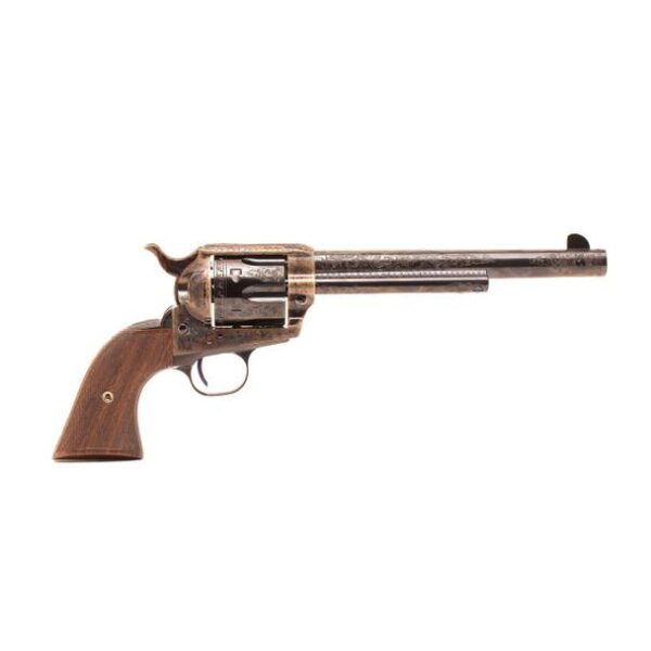 https3A2F2Fmedia.chattanoogashooting.com2Fimages2Fproduct2FDFSAR7C22FDFSAR7C21 Standard Manufacturing SAA Case Colored Revolver .45 LC 6rd Capacity 7.5″ Barrel Polymer Grip