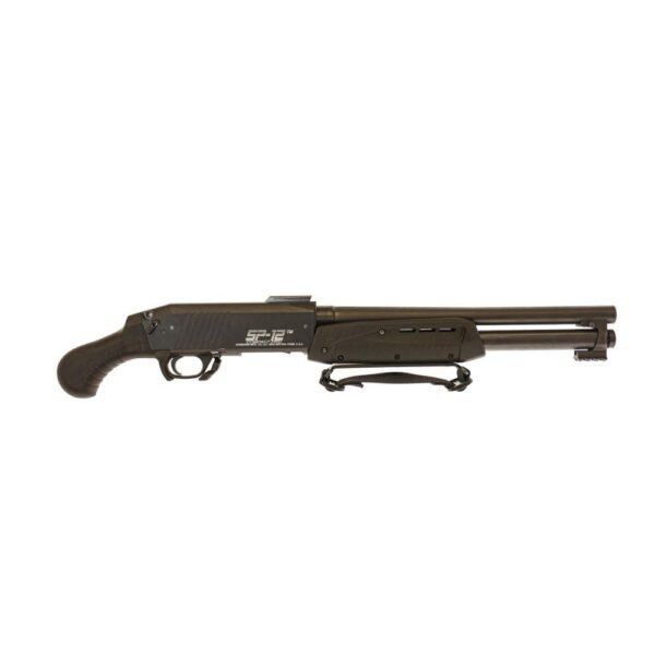 https3A2F2Fmedia.chattanoogashooting.com2Fimages2Fproduct2FDFSP12COMPACTPRO2FDFSP12COMPACTPRO-1 Standard Manufacturing SP-12 Compact Pro Shotgun 12 ga 3″ Chamber 5rd Magazine 14.5″ Barrel Brown