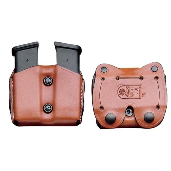 DeSantis Double Magazine Pouch for Colt Gov’t 45 Tan Ambi