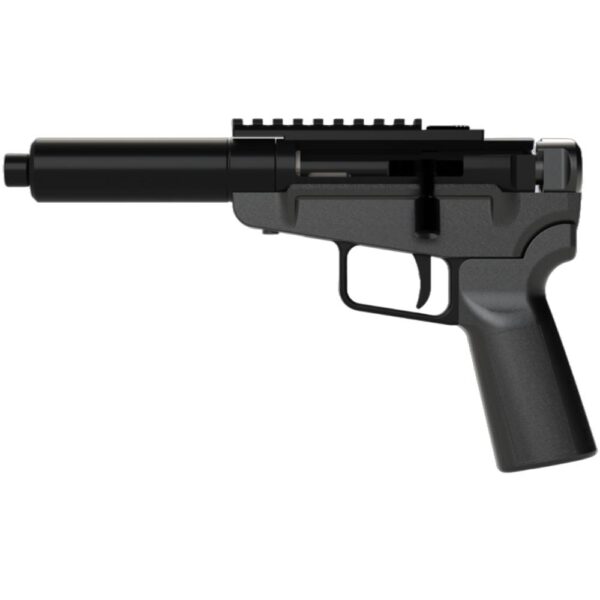 Dark Mountain Arms Stowaway Handgun 5.7×28 Single Shot 5″ 1/2×28 Threaded Barrel Black with Brace Adapter