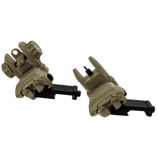 https3A2F2Fmedia.chattanoogashooting.com2Fimages2Fproduct2FEFIS008T452FEFIS008T45 TacFire AR-15 45 Degree/Low Profile Pop Up Sights Tan
