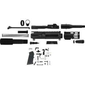 TacFire Unassembled 9mm Luger 7″ Barrel Pistol Build Kit with Lower Parts Kit