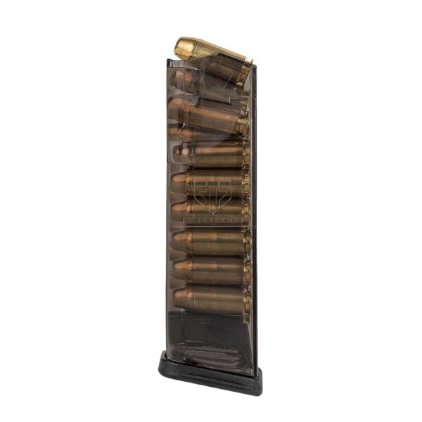 https3A2F2Fmedia.chattanoogashooting.com2Fimages2Fproduct2FEHSMKGLK222FEHSMKGLK22-1 Elite Tactical Systems Carbon Smoke Handgun Magazine for Glock 22 .40 S&W 16/rd