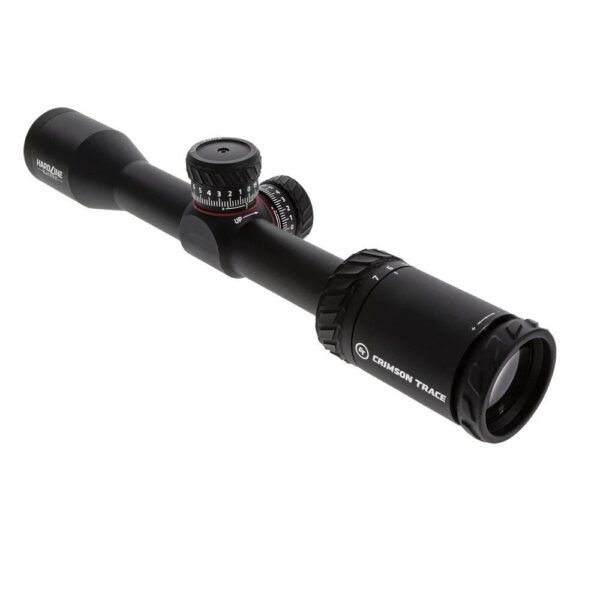 Crimson Trace Hardline Rifle Scope – 2-7x32mm 1″ SFP BDC Blackout