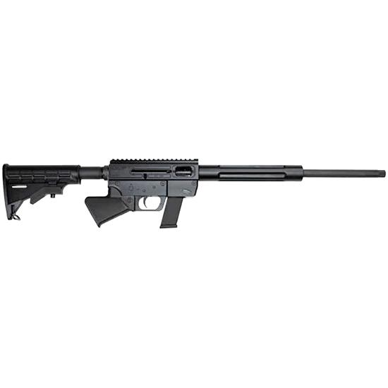 Just Right Carbine Gen 3 CA Legal Takedown 9mm Luger Glock Magazine 17″ Threaded Barrel Black