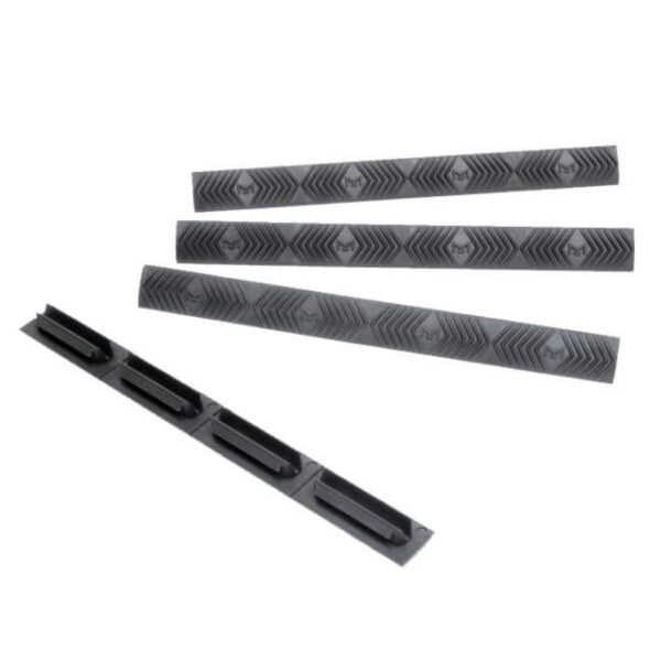 Ergo Modular Wedgelok Rail Covers Graphite Grey 4/ct