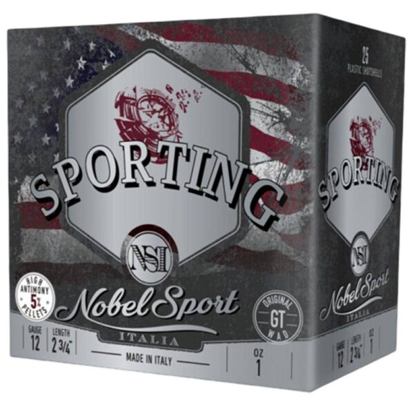 https3A2F2Fmedia.chattanoogashooting.com2Fimages2Fproduct2FEPANS1215SP752FEPANS1215SP75-1_1 Nobel Sport Due Sporting Shotshells 12 ga 2-3/4 1 oz 1315 fps #7.5 25/ct