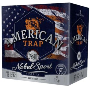 Noble Sport Target Trap Shotshells 12 ga 2-3/4″ 1-1/8 oz 1200 fps #7.5 25/ct