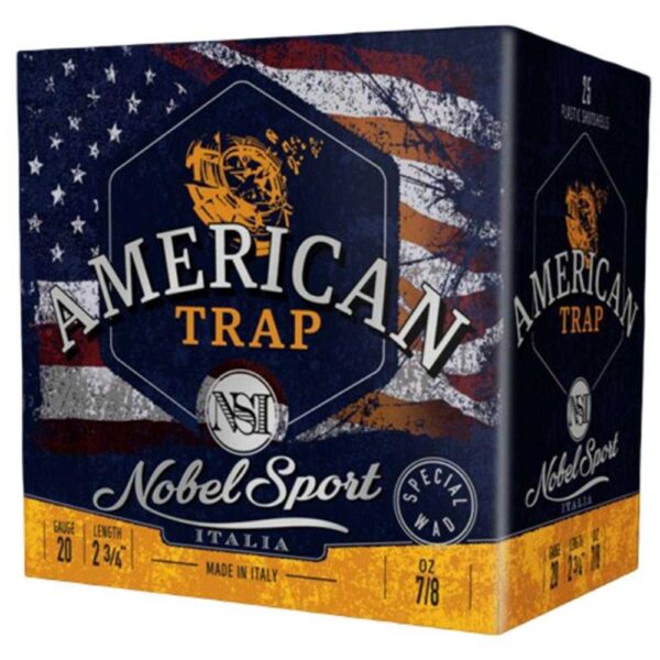 NSI Target Trap 20 gauge 2 3/4″ 7/8 Oz. #7-1/2 Shot 1210 fps 25/rds