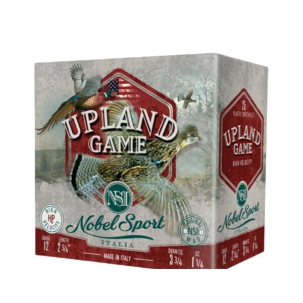 https3A2F2Fmedia.chattanoogashooting.com2Fimages2Fproduct2FEPANSFH12752FEPANSFH126-1_1 Nobel Sport Upland Game Shotshells 12 ga 2-3/4″ 1-1/4 oz 1330 fps #7.5 25/ct