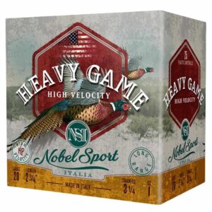 Nobel Sport Heavy Game High Velocity Shotshell  20ga 2-3/4″ 1oz 1330 fps #7.5 25/ct