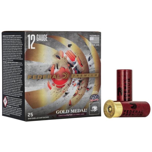 https3A2F2Fmedia.chattanoogashooting.com2Fimages2Fproduct2FFAGMT111752FFAGMT11175_1 Federal Gold Medal Grand Paper Shotshells 12 ga 2-3/4″ 1oz 1290 fps #7.5 25/ct
