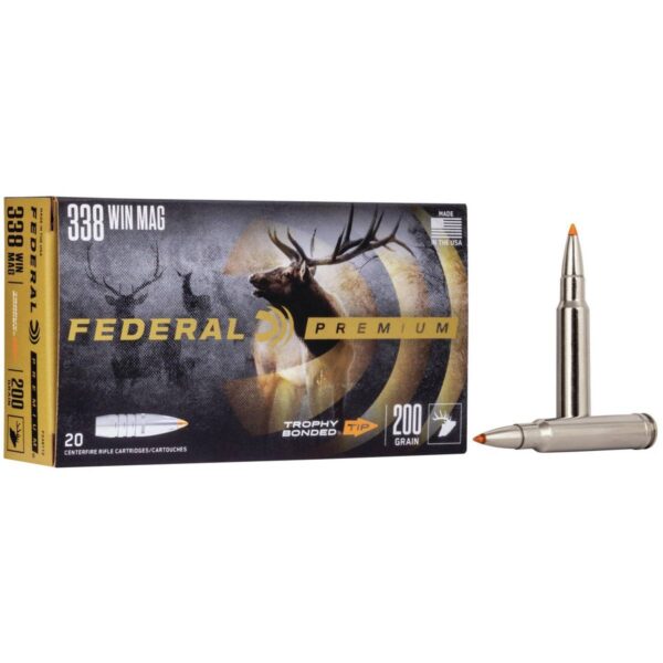 https3A2F2Fmedia.chattanoogashooting.com2Fimages2Fproduct2FFAP338TT22FFAP338TT2_1 Federal Premium Vital-Shok Rifle Ammunition .338 Win Mag 200 gr BT 2930 fps 20