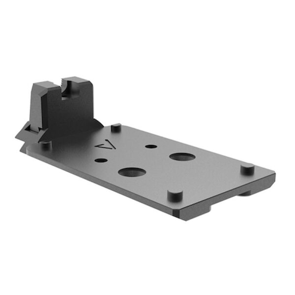 https3A2F2Fmedia.chattanoogashooting.com2Fimages2Fproduct2FFKPH5077NACROPLTRET2FFKPH5077NACROPLTRET Springfield Armory Agency Optic System Mounting Plate 1911 DS for Aimpoint Acro Black