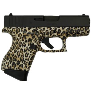 Glock 43 Custom “Leopard Print” Handgun 9mm Luger 6rd Magazines (2) 3.4″ Barrel USA