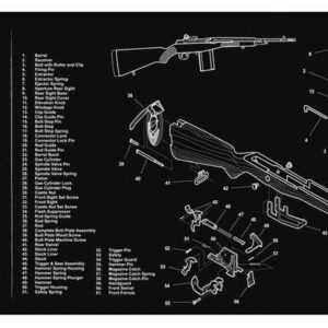 TekMat 12×36 Gun Cleaning Mat – M14 (M1A)