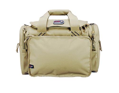 https3A2F2Fmedia.chattanoogashooting.com2Fimages2Fproduct2FGOGPS2014LRBT2FGOGPS2014LRBT G-Outdoors Large Range Bag with Lift Ports & 4 Ammo Dump Cups-Tan