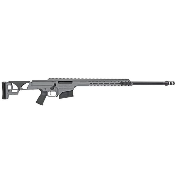 https3A2F2Fmedia.chattanoogashooting.com2Fimages2Fproduct2FGX185072FGX18507 Barrett SMR MRAD Fixed Stock Rifle .338 Norma Magnum 10rd Magazine(1) 26” Fluted Barrel Tungsten Grey Finish