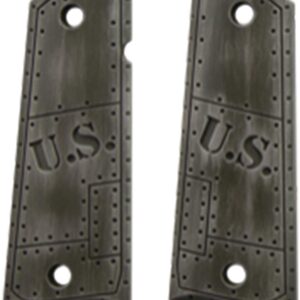 Hogue Govt. Model Aluminum – 1911 U.S. Green Distressed Grip