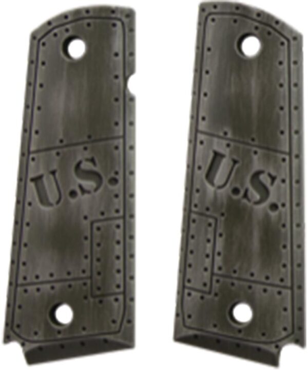 Hogue Govt. Model Aluminum – 1911 U.S. Green Distressed Grip