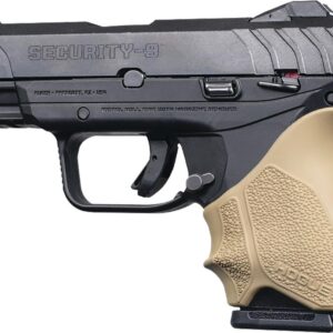 Hogue HandAll Beavertail Grip Sleeve Ruger Security 9 Compact – FDE