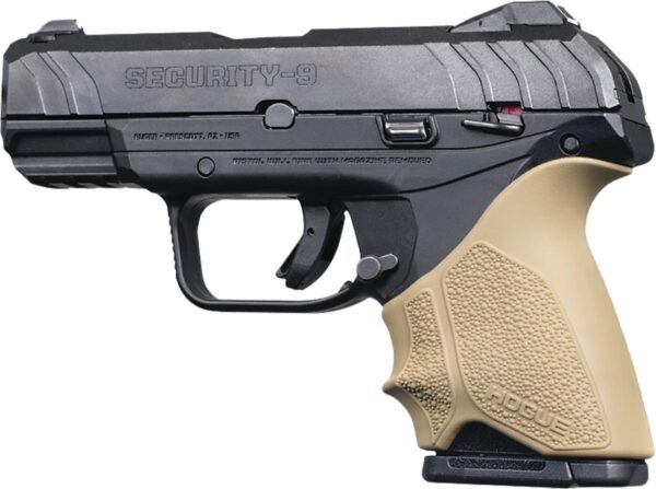 https3A2F2Fmedia.chattanoogashooting.com2Fimages2Fproduct2FHA177132FHA17713 Hogue HandAll Beavertail Grip Sleeve Ruger Security 9 Compact – FDE
