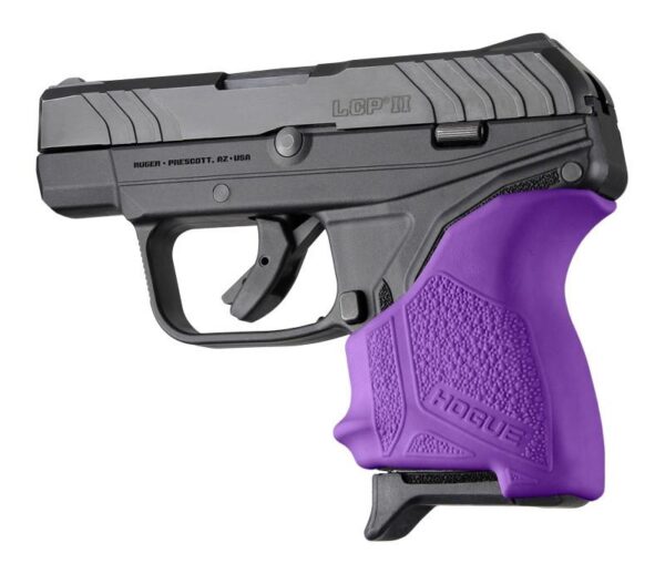 https3A2F2Fmedia.chattanoogashooting.com2Fimages2Fproduct2FHA181262FHA18126 Hogue HandAll Beavertail Grip Sleeve for Ruger LCP II-Purple